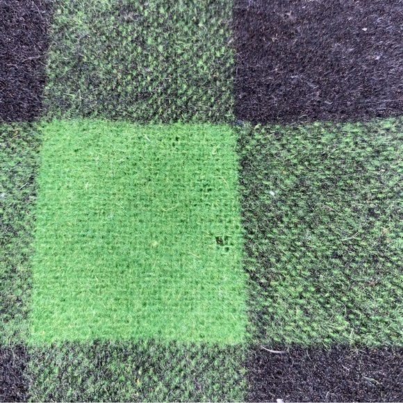 Egmont Ranger Wool Bush shirt 1/2 zip jacket kids 14 16 New Zealand Green plaid - Picture 4 of 7